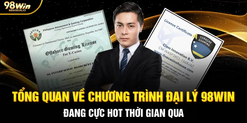 Tổng quan về chương trình đại lý 98WIN đang cực hot thời gian qua